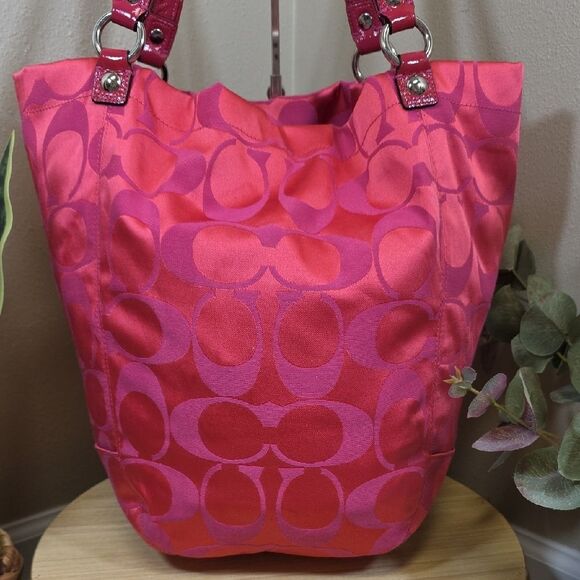 Coach RARE Poppy Bella Tote and Wallet Set - Picture 5 of 15